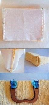 Cómo convertir un jersey en un bolso Cómo convertir un jersey en un bolso