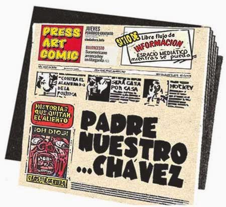 Front page cómic - Padre Nuestro Chávez
