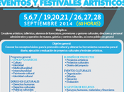 Seminario-taller difusión para organización eventos festivales artísticos