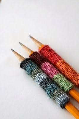 Protectores de lana para lápices y bolígrafos Protectores de lana para lápices y bolígrafos