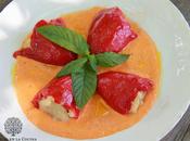 Pimientos rellenos gambas