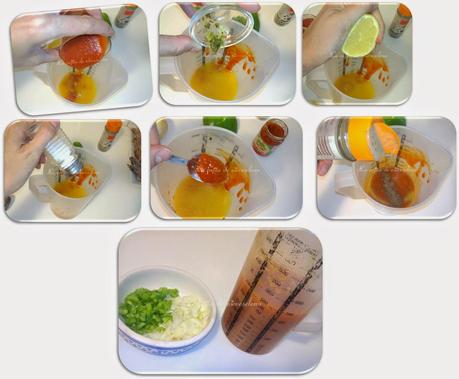 Sorbete de gambas al curry rojo y cítricos