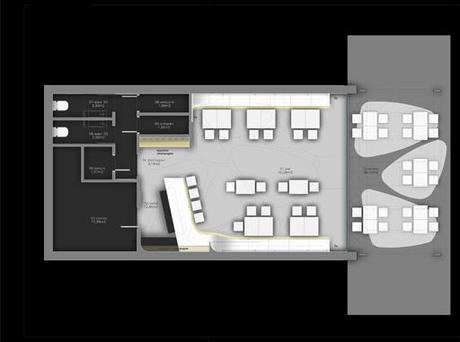 NUEVAS IMÁGENES DEL LOUNGE BAR DISEÑADO POR A-CERO EN POZUELO, MADRID