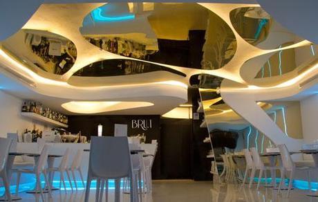 NUEVAS IMÁGENES DEL LOUNGE BAR DISEÑADO POR A-CERO EN POZUELO, MADRID