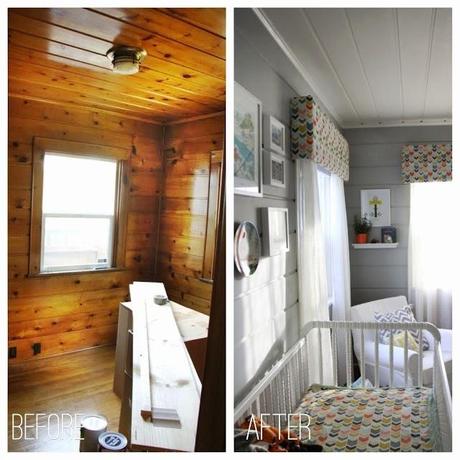 ANTES Y DESPUÉS: Un dormitorio de bebé en tonos grises