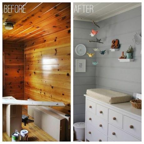 ANTES Y DESPUÉS: Un dormitorio de bebé en tonos grises