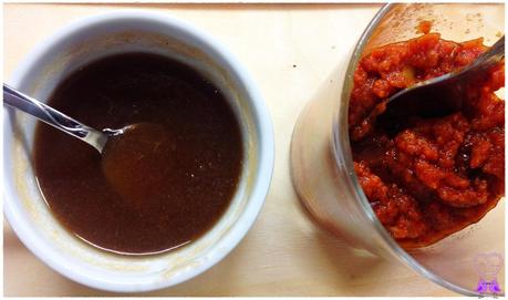 TORTIGLIONI CON SALSA ARRABBIATA DE PERA Y ATÚN