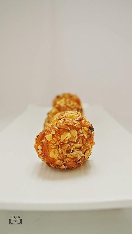 Bolitas crujientes de Idiazabal