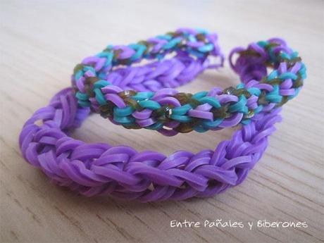 Mis pulseras de gomitas Raimbow Loom