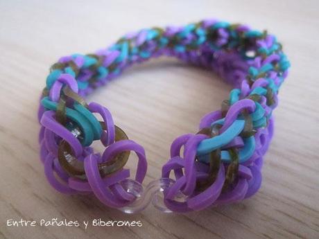 Mis pulseras de gomitas Raimbow Loom