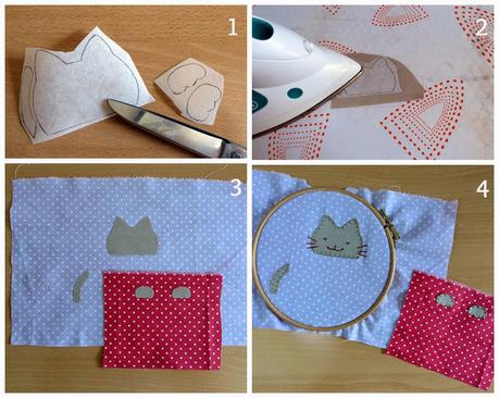 Tutorial: estuche gato / Tutorial: cat pencil case