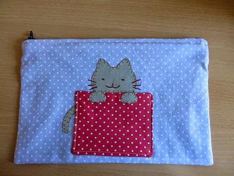 Tutorial: estuche gato / Tutorial: cat pencil case