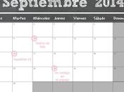 Agenda Septiembre 2014