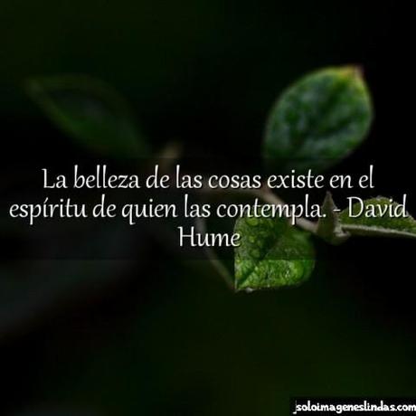 Según como contemplas las cosas sera bellas o no