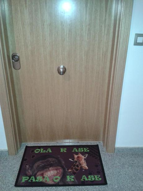 felpudo personalizado en puerta