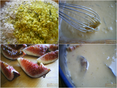 Pastel de higos (Elaboración de la masa)