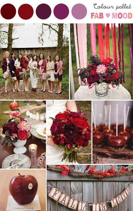Ideas creativas para llevar algo rojo en tu boda como combinar el color rojo