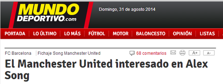 Mundo Deportivo y el fichaje de Song