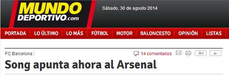 Mundo Deportivo y el fichaje de Song