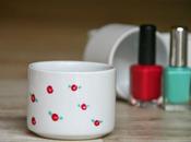 DIY: Taza decorada rosas hechas esmalte uñas