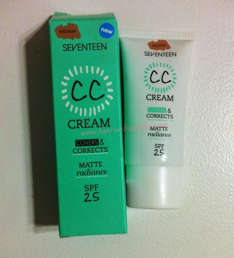Cc cream covers&corrects de Seventeen