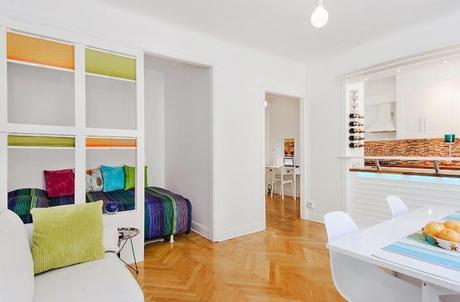 mini piso nórdico estilo nórdico distribución diáfana diseño de interiores nórdicos decoración muebles de ikea decoración mini pisos decoración interiores pequeños cocinas blancas modernas pequeñas blog decoración nordica escandinava 