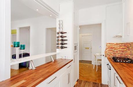 mini piso nórdico estilo nórdico distribución diáfana diseño de interiores nórdicos decoración muebles de ikea decoración mini pisos decoración interiores pequeños cocinas blancas modernas pequeñas blog decoración nordica escandinava 