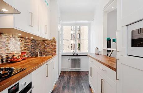 mini piso nórdico estilo nórdico distribución diáfana diseño de interiores nórdicos decoración muebles de ikea decoración mini pisos decoración interiores pequeños cocinas blancas modernas pequeñas blog decoración nordica escandinava 