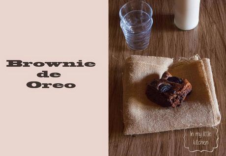 Brownie de Oreo