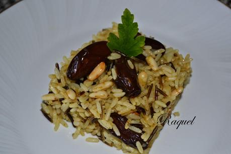 Arroz Salvaje con Dátiles y Piñones