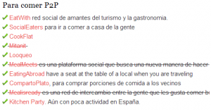 comer p2p 300x156 Actualización del directorio de proyectos 