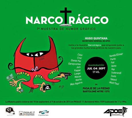 NARCOTRÁGICO: Muestra de humor gráfico en el APOC