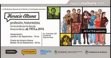 DÍA DE LA HISTORIETA: Muestra de Horacio Altuna en el SIGEN