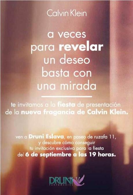 ¿Me acompañas a una fiesta de Calvin Klein el próximo sábado?