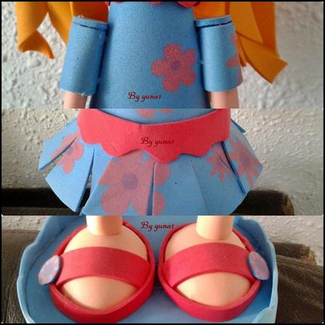 MI PRIMERA MANUALIDAD: UNA FOFUCHA