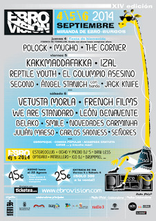 Horarios del Festival Ebrovisión 2014