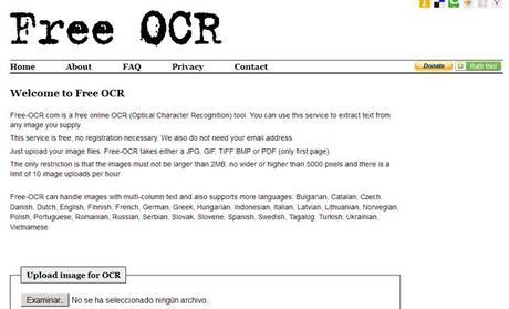 5 herramientas para reconocer el texto de una imagen desde el navegador