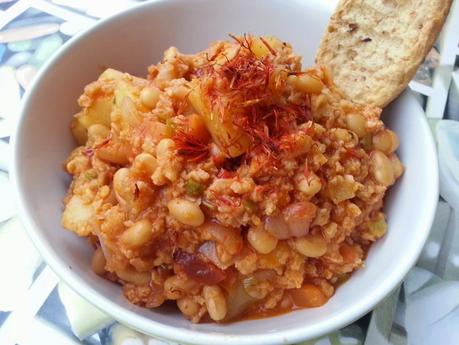 Chili con carne vegano o chili sin carne