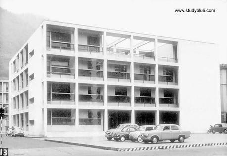 Casa del Fascio foto en blanco y negro