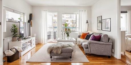 El piso de la semana: BLANCO Y MORADO El piso de la semana: BLANCO Y MORADO