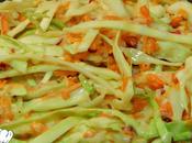 Receta fácil ensalada agridulce repollo zanahorias