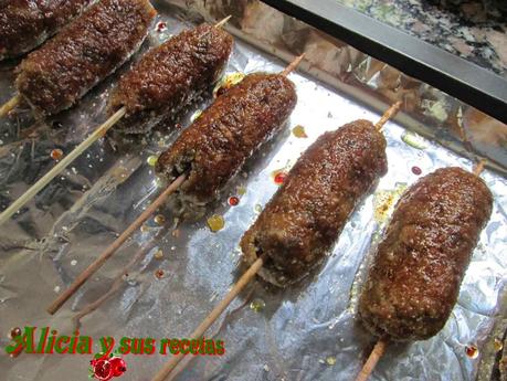 BANDERILLAS DE BERENJENA CON SALSA DE SOJA