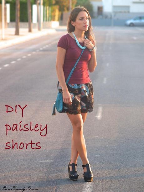 DIY paisley short