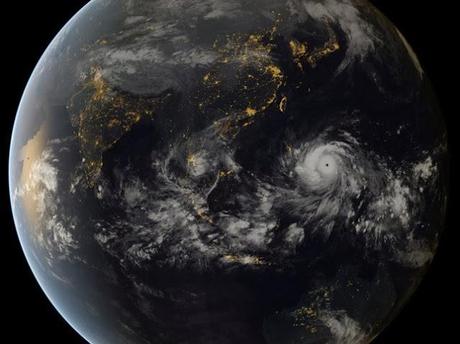 El impresionante Tifón Haiyan visto desde el espacio