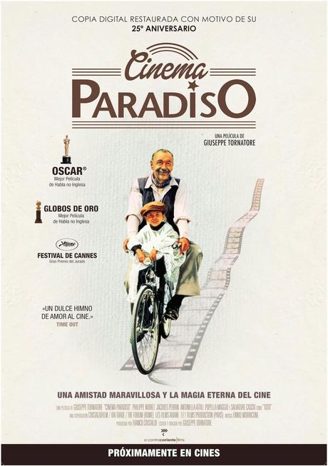 Cinema Paradiso se repone en las pantallas cinematográficas