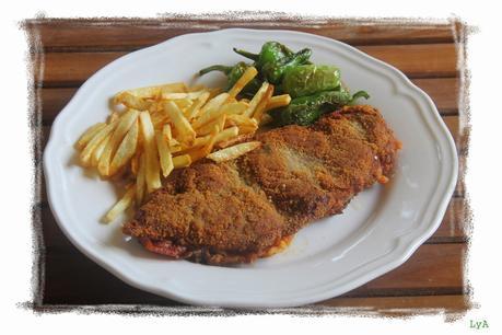 Cachopos... o unos filetes empanados de aúpa. 2º Receta de la infancia y mi participación en #HEMC de este mes: Los ingredientes de tu verano