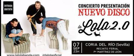 NUEVO DISCO DE LA BANDA LA LOLA “LA LOLA 2.0″ cartel-CORIA-horizontal-v2-3-p-520x220