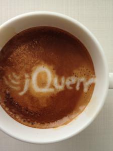 Today's latte, jQuery.