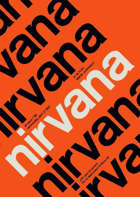 Swissted. Posters tipográficos de Mike Joyce