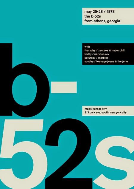 Swissted. Posters tipográficos de Mike Joyce